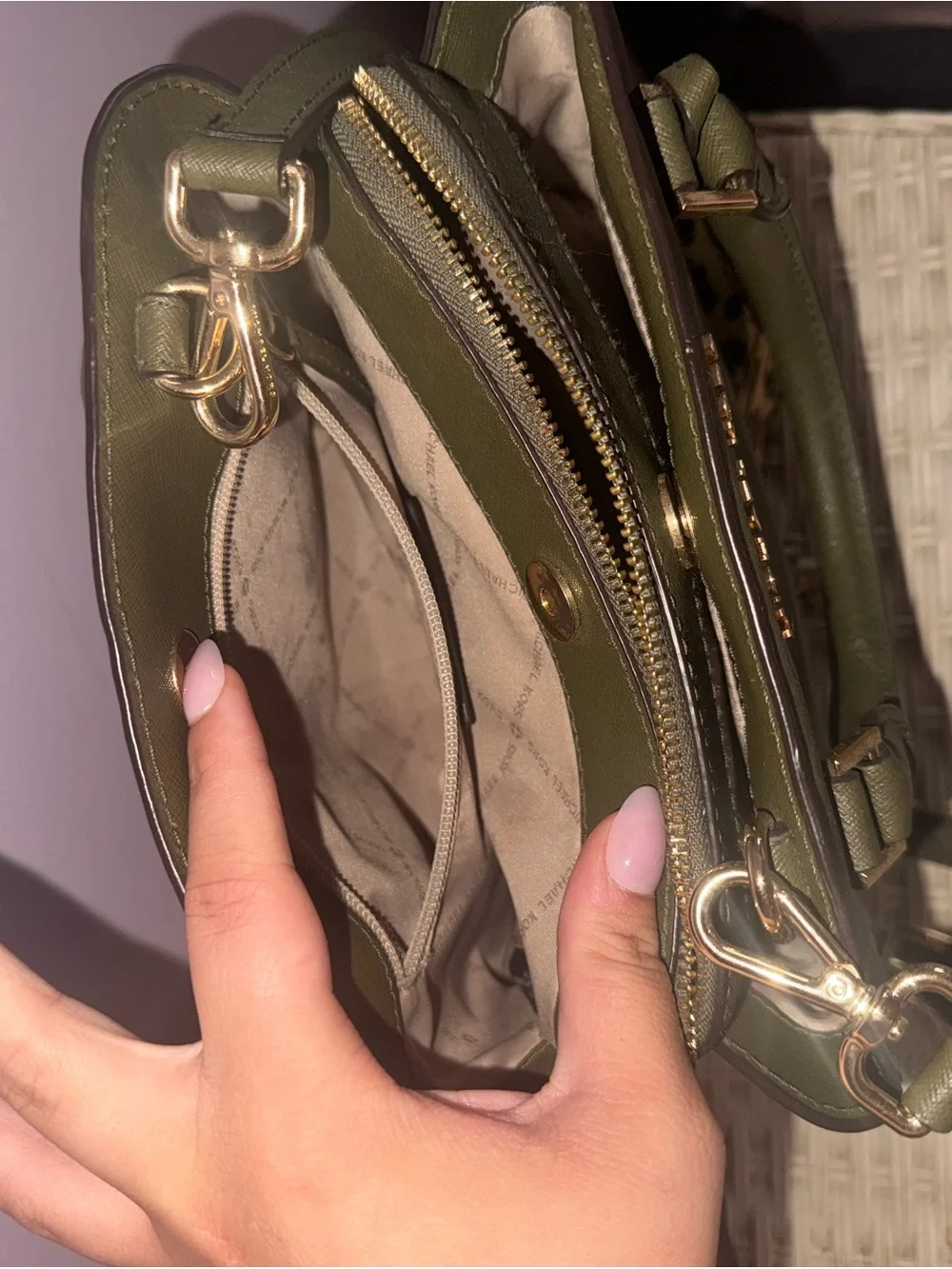 Michael Kors structured saffiano